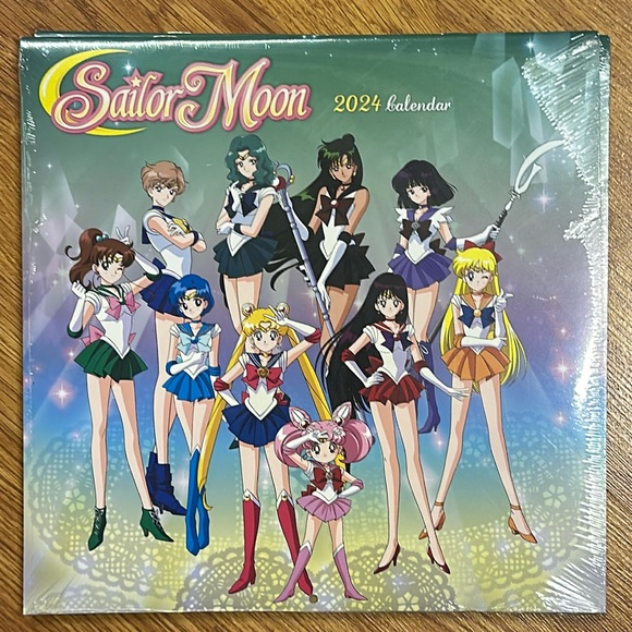 Brand new Sailor moon 2024 sq wall Calendar - Picture 1 of 2